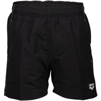 Arena Badeshorts Solid R Black-White - Str. 12-13 år - Arena