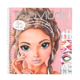 TOPModel Dress Me Up Face Sticker Bog Glitter Queen - TOPModel