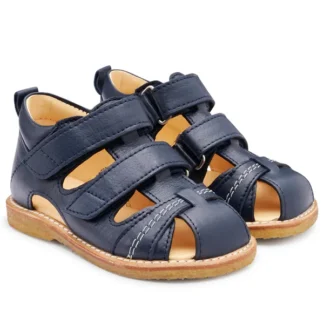 Angulus Begyndersandal M. Velcrolukning Navy - Str. 25 - Angulus