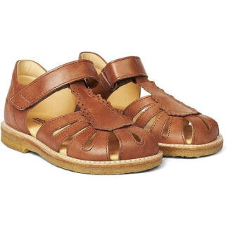 Angulus Sandal M. Velcrolukning Tan - Str. 30 - Angulus