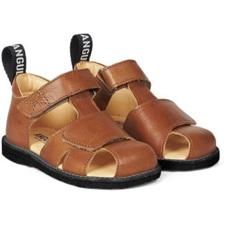 Angulus Begyndersandal M. Velcrolukning Cognac - Str. 22 - Angulus