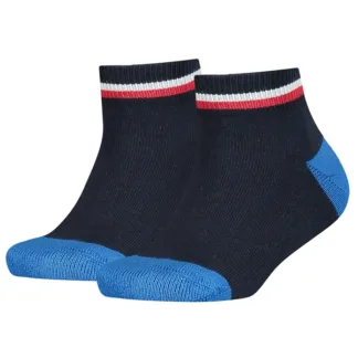 Tommy Hilfiger 2-pak Iconic Sports Quality Strømper Midnight Blue - Tommy Hilfiger