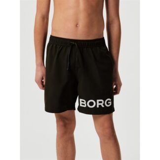 Björn Borg Borg Svømmeshorts Black Beauty - Str. 122-128 cm - Björn Borg