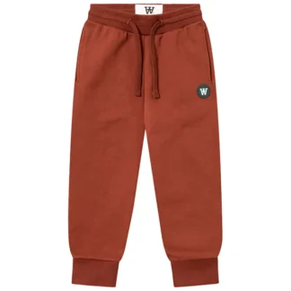 Wood Wood Autumn Red Ran Sweatpants GOTS - Wood Wood