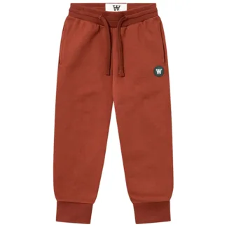 Wood Wood Autumn Red Ran Sweatpants GOTS - Wood Wood