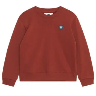Wood Wood Autumn Red Rod Sweatshirt - Wood Wood