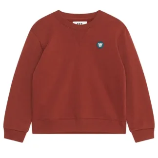 Wood Wood Autumn Red Rod Sweatshirt - Wood Wood