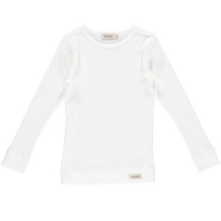 MarMar Modal T-Shirt Plain L/Æ Gentle White - MarMar