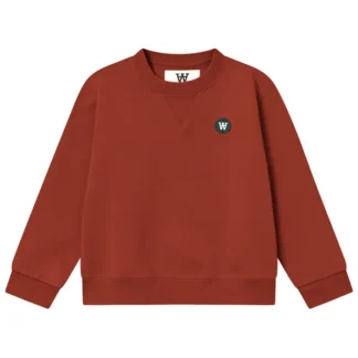 Wood Wood Autumn Red Rod Sweatshirt - Wood Wood