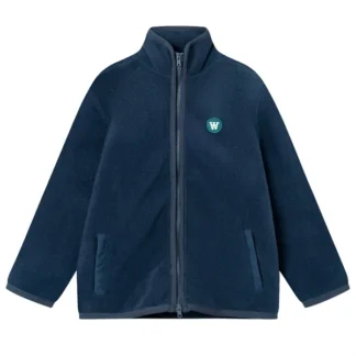 Wood Wood Eternal Blue Don Zip Fleece - Wood Wood