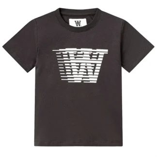 Wood Wood Black Coffee Ola Big Print T-Shirt - Wood Wood