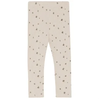 Monsieur Mini Mini Chocolate AOP Simple Leggings - Monsieur Mini