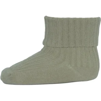 MP 533 Cotton Rib Baby Socks 3049 Desert Sage - MP Danmark