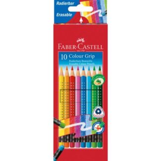 Faber Castell Grip 10 Trekants Farveblyanter - Faber-Castell