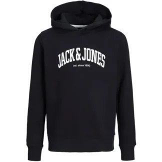 Jack & Jones Junior Black Josh Sweat Hoodie - Str. 128 - Jack & Jones Junior