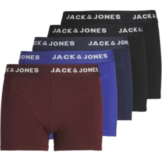 Jack & Jones Junior Black Navy Blazer Black Friday Bokser Shorts 5-pak - Jack & Jones Junior