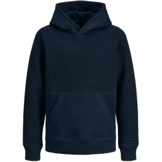 Jack & Jones Junior Navy Blazer Structure Sweat Hoodie - Str. 128 - Jack & Jones Junior