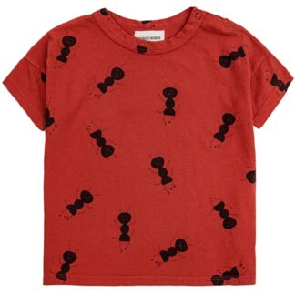 Bobo Choses Baby Ant All Over T-Shirt Burgundy Red - Str. 6 mdr - Bobo Choses