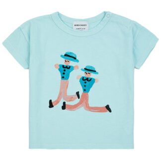 Bobo Choses Baby Dancing Giants T-Shirt Light Blue - Str. 6 mdr - Bobo Choses