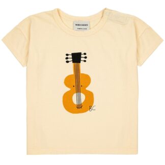 Bobo Choses Baby Acoustic Guitar T-Shirt Light Yellow - Str. 6 mdr - Bobo Choses