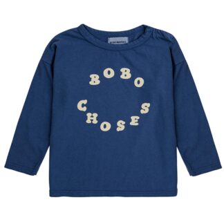 Bobo Choses Baby Bobo Choses Circle Bluse Navy Blue - Str. 9 mdr - Bobo Choses