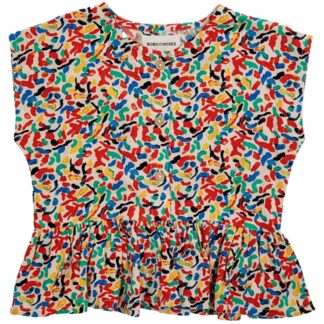 Bobo Choses Baby Confetti All Over Woven T-shirt Multicolor - Str. 6 mdr - Bobo Choses