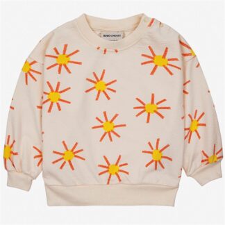 Bobo Choses Baby Sun All Over Sweatshirt Round Neck Offwhite - Str. 6 mdr - Bobo Choses