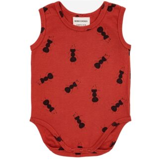 Bobo Choses Baby Ant All Over Body Sleeveless Burgundy Red - Str. 18 mdr - Bobo Choses