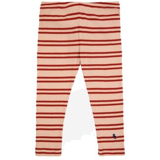 Bobo Choses Baby Red Stripes Leggings Offwhite - Str. 24 mdr - Bobo Choses