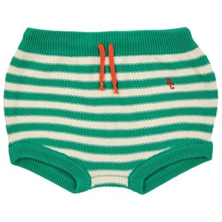 Bobo Choses Baby Stripes Knitted Culotte Green - Str. 6 mdr - Bobo Choses