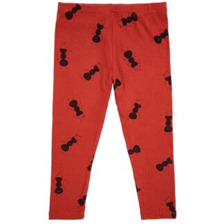 Bobo Choses Baby Ant All Over Leggings Burgundy Red - Str. 3 mdr - Bobo Choses