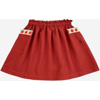 Bobo Choses Pockets Woven Nederdel Knee Length Burgundy Red - Str. 6-7 år - Bobo Choses