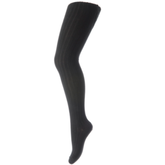 MP 130 Cotton Rib Tights 08 Black - Name it