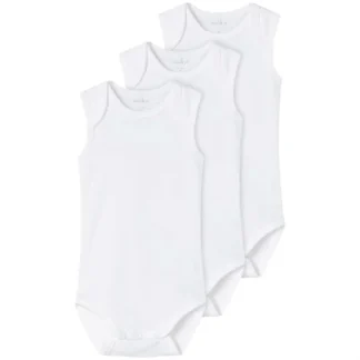 Name it Bright White Tank Solid Noos Body 3-Pak - Aigle