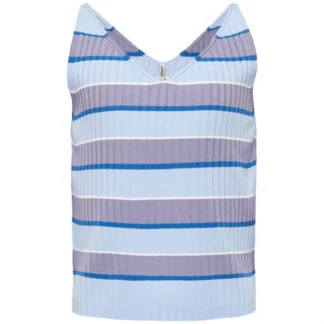 Kids ONLY Clear Sky Debbie Stripe Strik Top - Billieblush