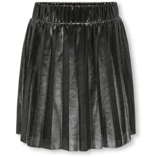 Kids ONLY Black Metallic Hailey Plisseret Nederdel - Str. 158/164 - Kids ONLY