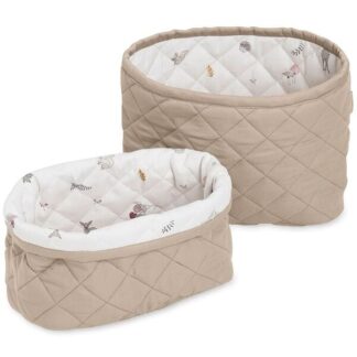 Cam Cam Copenhagen Quilted Opbevaringskurv 2-Pak Hazel - Cam Cam Copenhagen