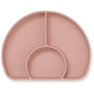 Cam Cam Copenhagen Flower Opdelt Tallerken Dusty Rose - Cam Cam Copenhagen