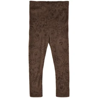 Soft Gallery Cocoa Brown Hello Owl Paula Uld Leggings - alwero