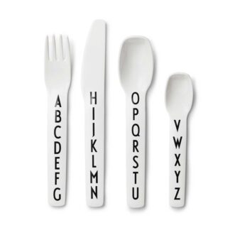 Design Letters White ABC Bestik - Design Letters