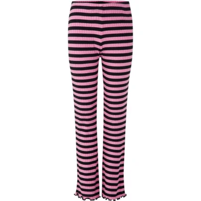 Mads Nørgaard 5x5 Classic Stripe Lala Leggings Stripe/Begonia Pink - Mads Nørgaard