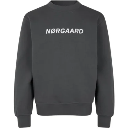 Mads Nørgaard Organic Sweat Solo Sweatshirt Asphalt - Mads Nørgaard