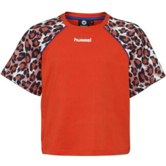 Hummel Katrine T-Shirt Tangerine Tango - Str. 164 - Hummel