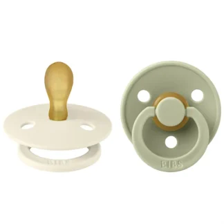 Bibs Colour Latex Symmetriske Sutter 2-pak Ivory/Sage - Str. Str. 2 - Bibs