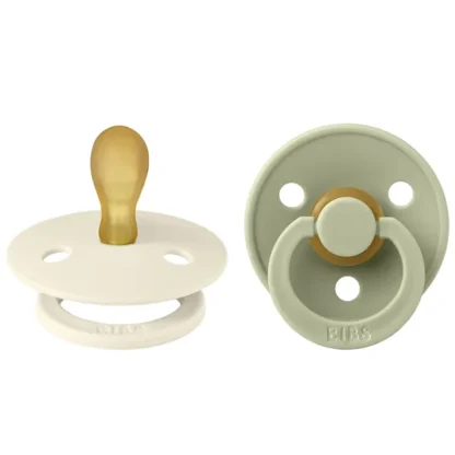 Bibs Colour Latex Symmetriske Sutter 2-pak Ivory/Sage - Str. Str. 1 - Bibs