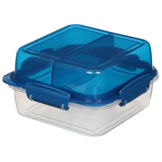 Sistema To Go Lunch Stack Square Madkasse 1,24 L Minty Teal - Sistema