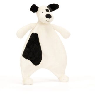 Jellycat Bashful Black & Cream Hvalp Nusseklud - Jellycat