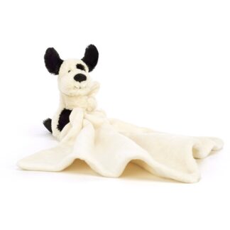 Jellycat Bashful Black & Cream Hvalp Nusseklud - Jellycat