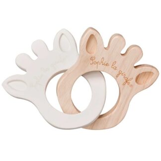 Sophie la Girafe So Pure Rubber & Wood Silhouette Bidering - Sophie la Girafe