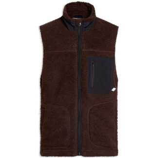 GRUNT Brown Ayden Pile Vest - Str. M/12 år - GRUNT